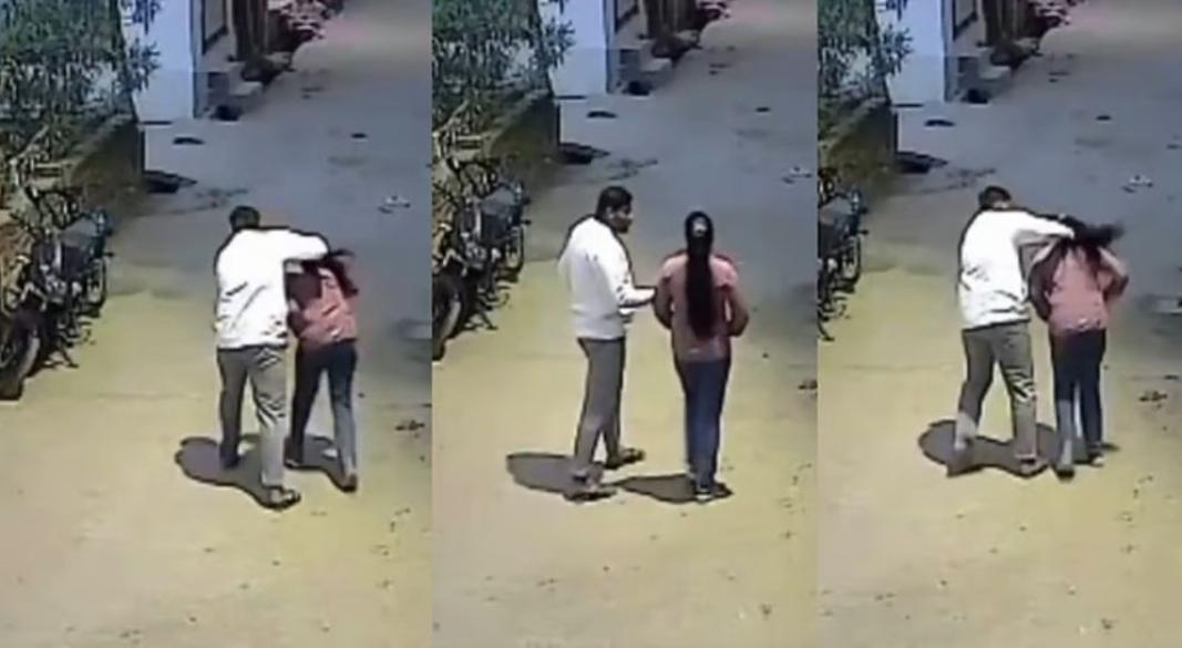 সিসিটিভি ক্যামেরায় ধরা পড়া হামলার চিত্র। ছবি: সংগৃহীত