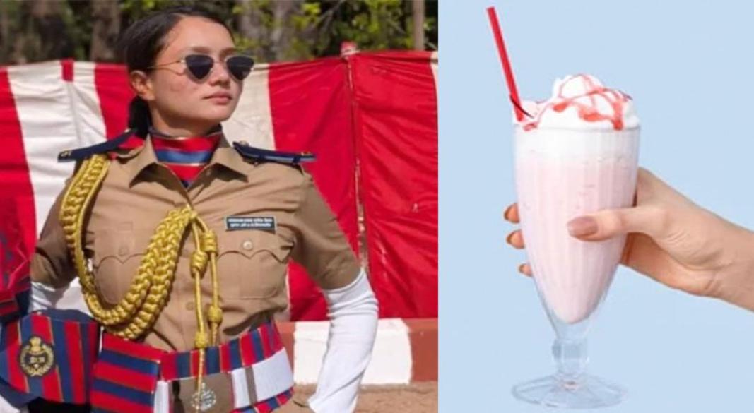 হত্যাকাণ্ডে অভিযুক্ত মেয়ে আর্যা—যিনি নিজেও পুলিশে কর্মরত। ছবি: সংগৃহীত