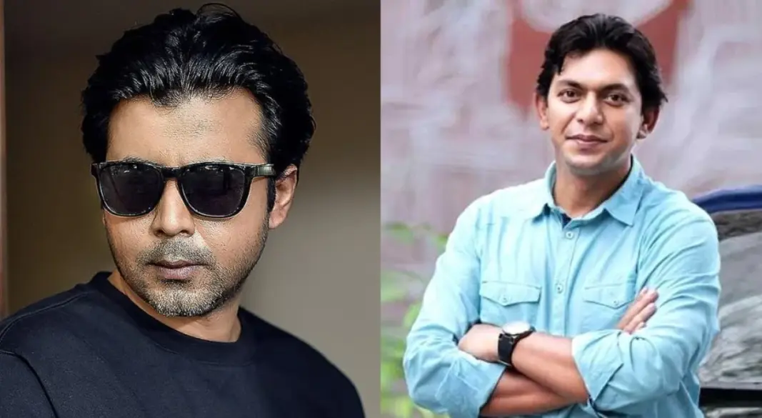 অভিনেতা আফরান নিশো ও চঞ্চল চৌধুরী।