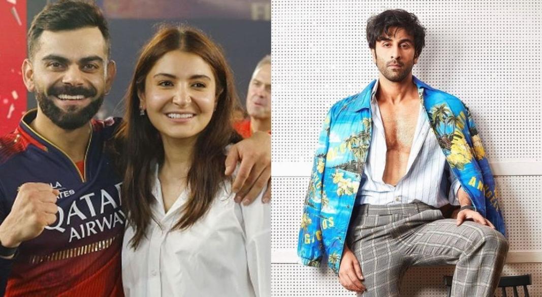 ইন্ডিয়ান ক্রিকেটার বিরাট কোহলি, অভিনেত্রী আনুশকা শর্মা এবং অভিনেতা রণবীর কাপুর। ছবি: সংগৃহীত