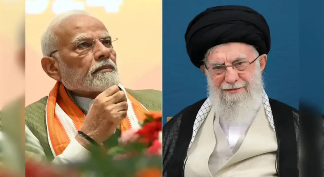 নরেন্দ্র মোদি ও আয়াতুল্লাহ খামেনি। ছবি : সংগৃহীত