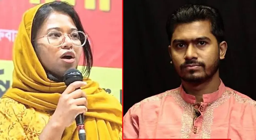 মনিরা শারমিন ও নুরুল হক নুর। ছবি : সংগৃহীত