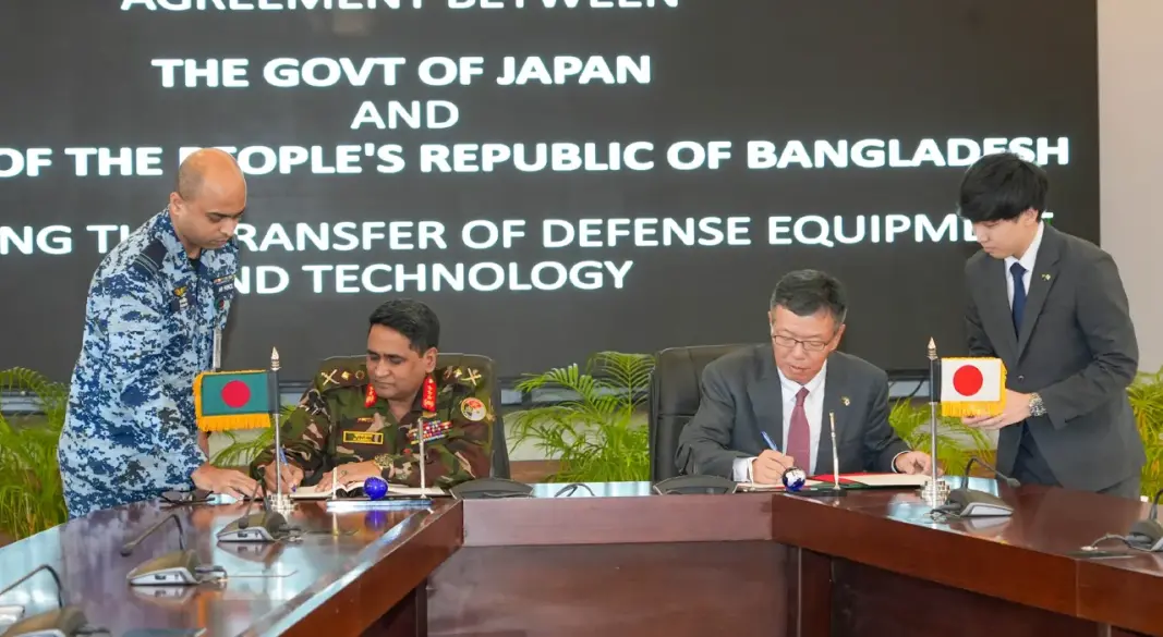 দুই দেশের মধ্যে চুক্তি স্বাক্ষর। ছবি: সংগৃহীত