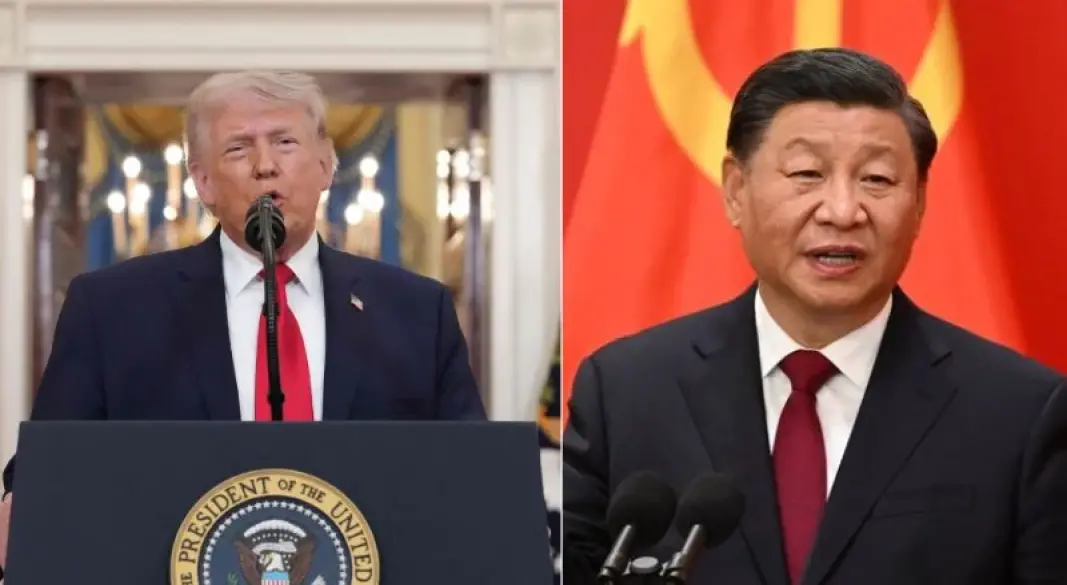 মার্কিন প্রেসিডেন্ট ডোনাল্ড ট্রাম্প ও চীনের প্রেসিডেন্ট শি জিনপিং। ছবি: এএফপি