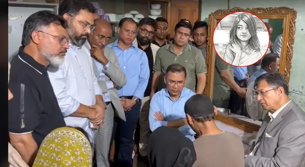 রামিসার বাসায় প্রধানমন্ত্রী। ছবি : সংগৃহীত