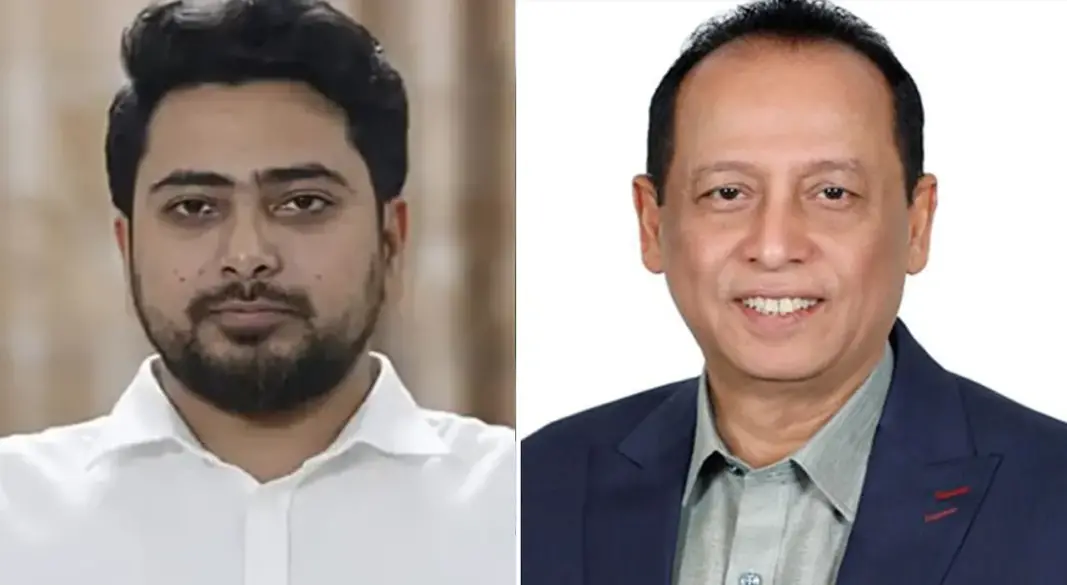 নাহিদ ইসলাম ও ড. এমএ কাইয়ুম। ছবি : সংগৃহীত