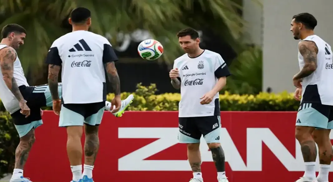 অনুশীলনে আর্জেন্টিনা ফুটবল দল (ফাইল ছবি)