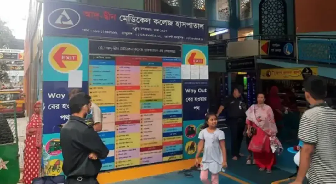 আদ্-দ্বীন মেডিকেল কলেজ হাসপাতাল। ছবি : সংগৃহীত