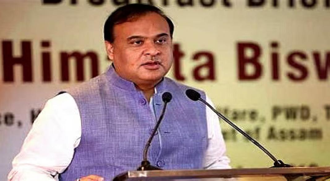 আসামের মুখ্যমন্ত্রী হিমন্ত বিশ্বশর্মা।ছবি: ভাস্কর মুখার্জি