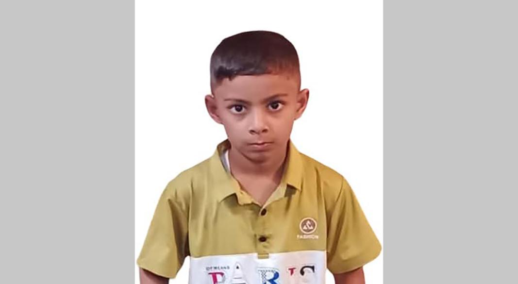 শিশু ঋত্বিক সাহা। ছবি : সংগৃহীত