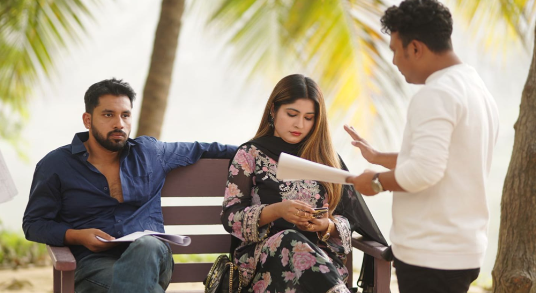 প্রথমবার নাটকে জুটি বেঁধেছেন আলভী ও সিনথিয়া। ছবি: সংগৃহীত