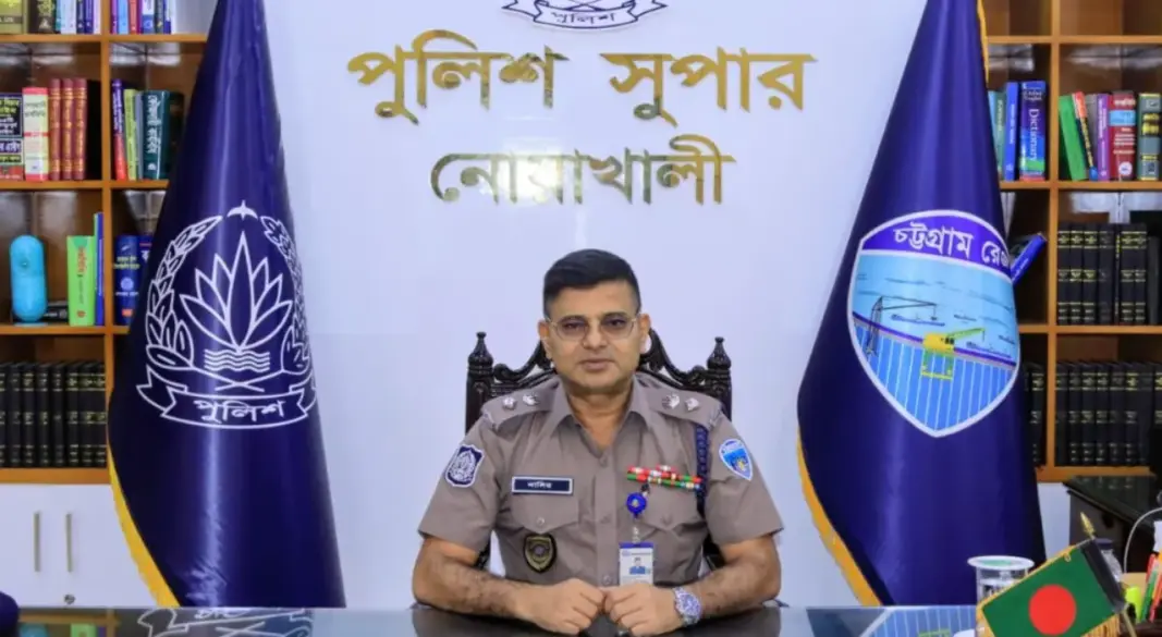 নোয়াখালী পুলিশ সুপার। ছবি : সংগৃহীত