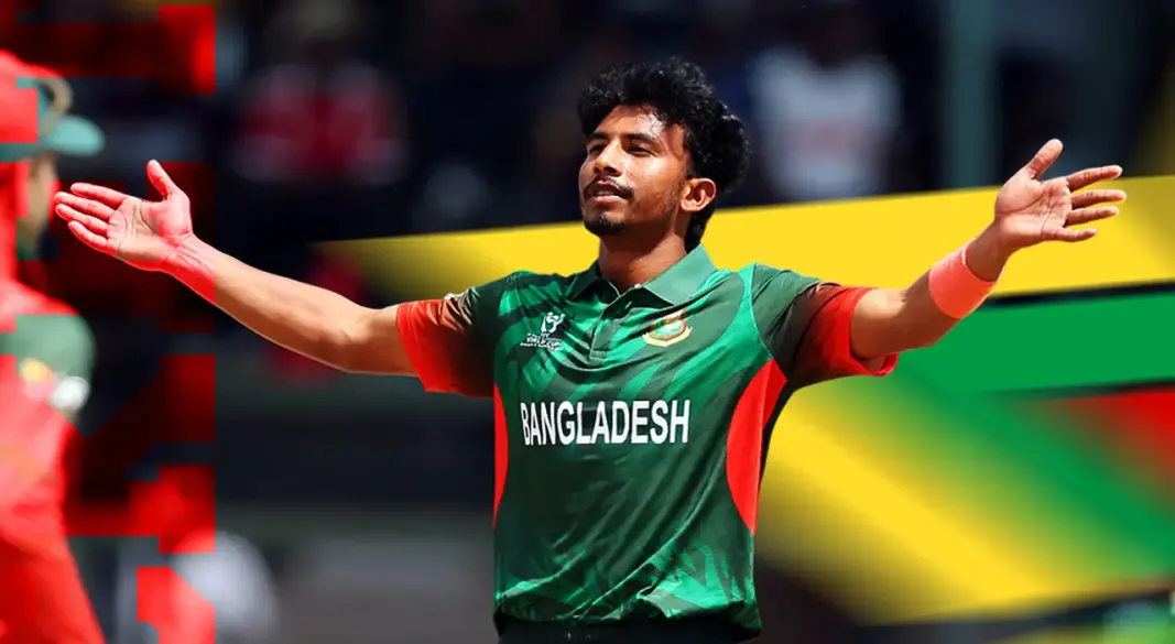 উইকেট লাভের পর ইমনের উদযাপন। ছবি : বিসিবি