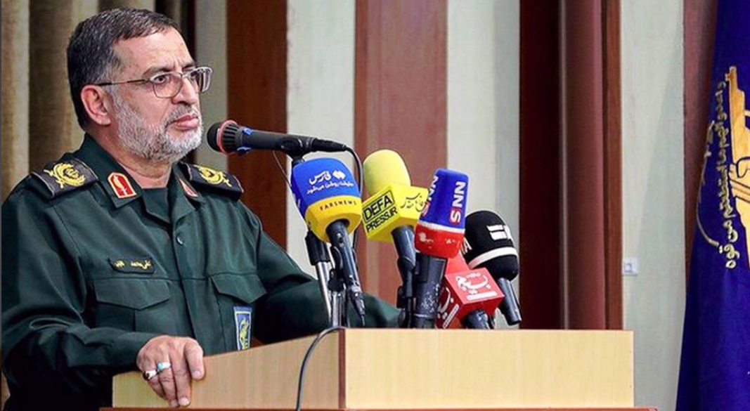 আইআরজিসির মুখপাত্র ব্রিগেডিয়ার জেনারেল আলী মোহাম্মদ নায়েইনি। ছবি: সংগৃহীত