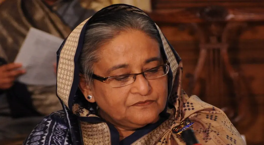 ক্ষমতাচ্যুত সাবেক প্রধানমন্ত্রী শেখ হাসিনা। ছবি : সংগৃহীত