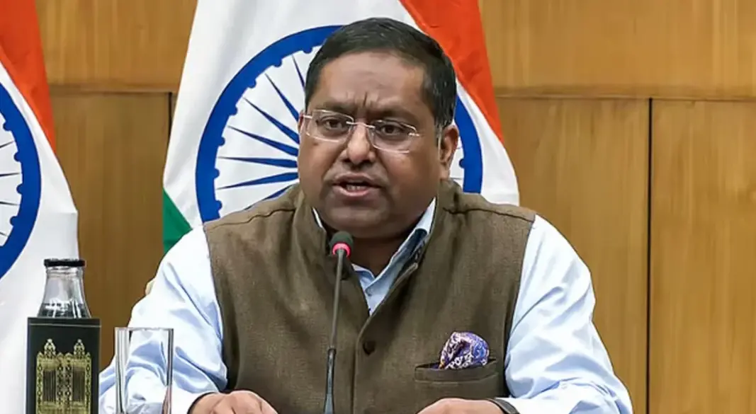 ভারতের পররাষ্ট্র মন্ত্রণালয়ের মুখপাত্র রণধীর জয়সোয়াল। ছবি: সংগৃহীত