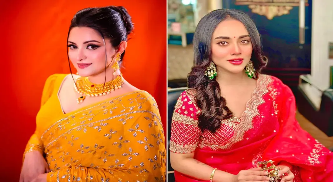 ফাইল ছবিতে পরীমণি ও তমা মির্জা