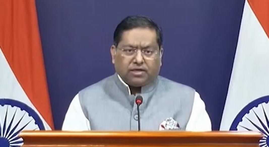 ভারতের পররাষ্ট্র মন্ত্রণালয়ের মুখপাত্র রণধীর জয়সওয়াল। ফাইল ছবি