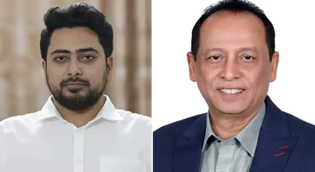 নাহিদ ইসলাম ও এম এ কাইয়ুম। ছবি : সংগৃহীত