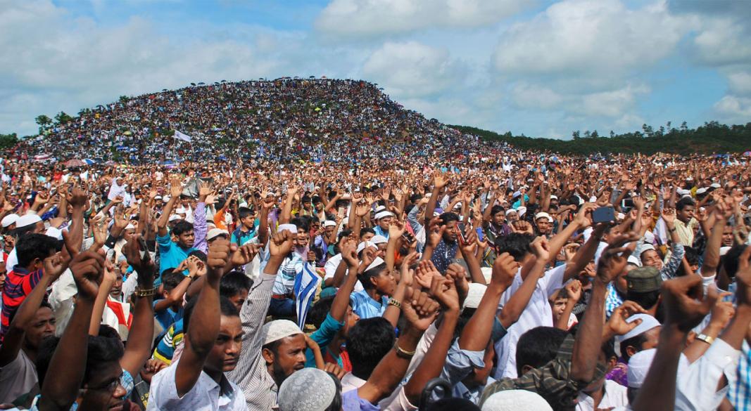 কক্সবাজারের উখিয়া-টেকনাফ এলাকায় রোহিঙ্গা শরণার্থী শিবির। ছবি : সংগৃহীত