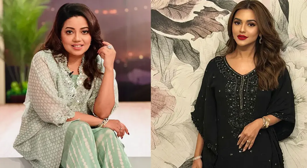 কনা ও নুসরাত ফারিয়াI ছবি: সংগৃহীত