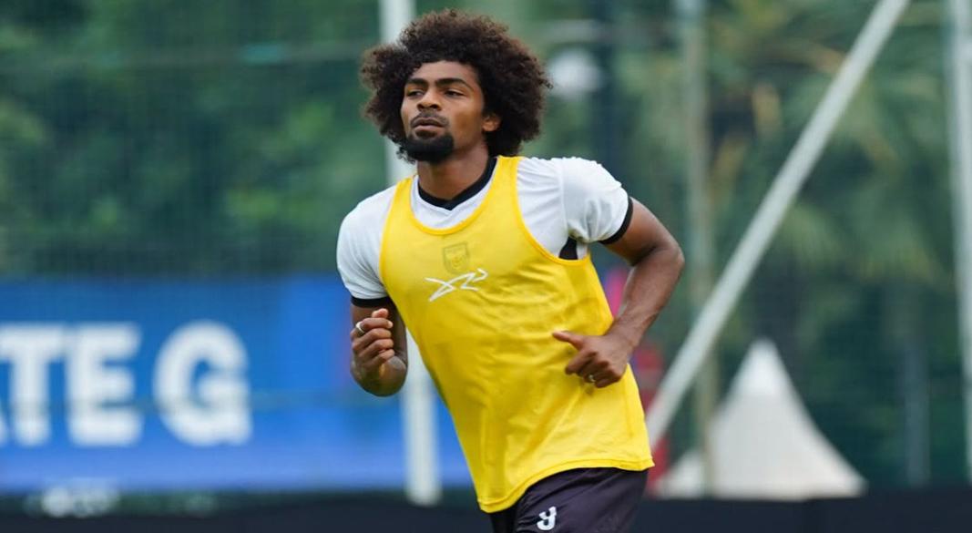 বাংলাদেশের পারফরম্যান্সে নিজেও হতাশ হয়েছেন হামজা। ছবি : বাফুফে