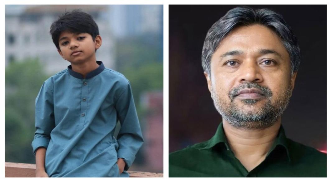 নিহত কিশোর ইশায়াত শাহরিয়ার অপ্রতিম (বাঁয়ে) ও তার বাবা কে এম ফিরোজ শাহরিয়া (ডানে)।