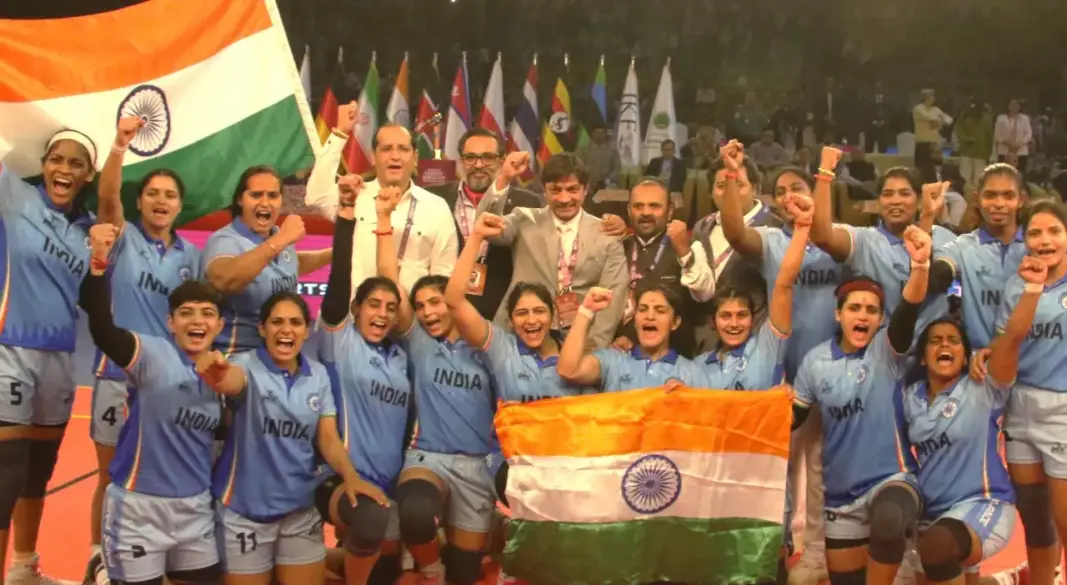 ভারত নারী কাবাডি দল। ছবি : সংগৃহীত