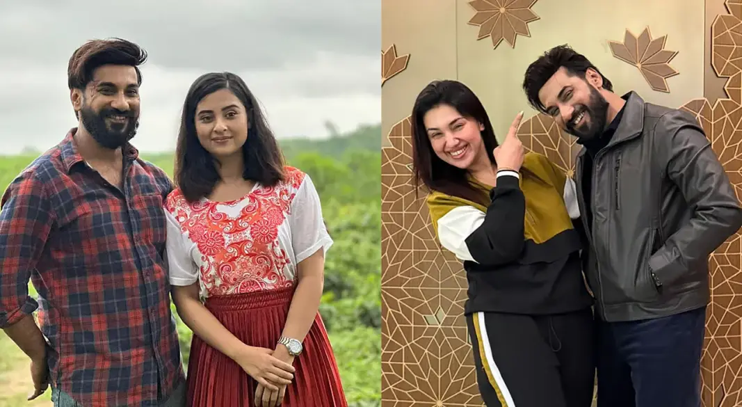 আব্দুন নূর সজল, শবনম বুবলী ও অপু বিশ্বাস। ছবি : সংগৃহীত