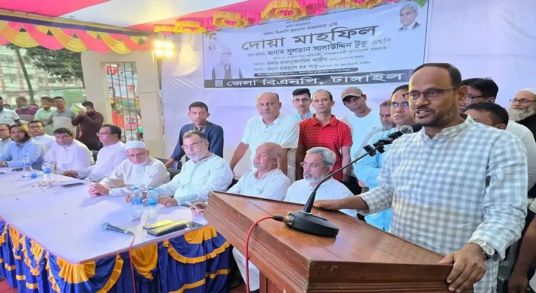 কথা বলছেন প্রতিমন্ত্রী সুলতান সালাউদ্দিন টুকু। সংগৃহীত ছবি