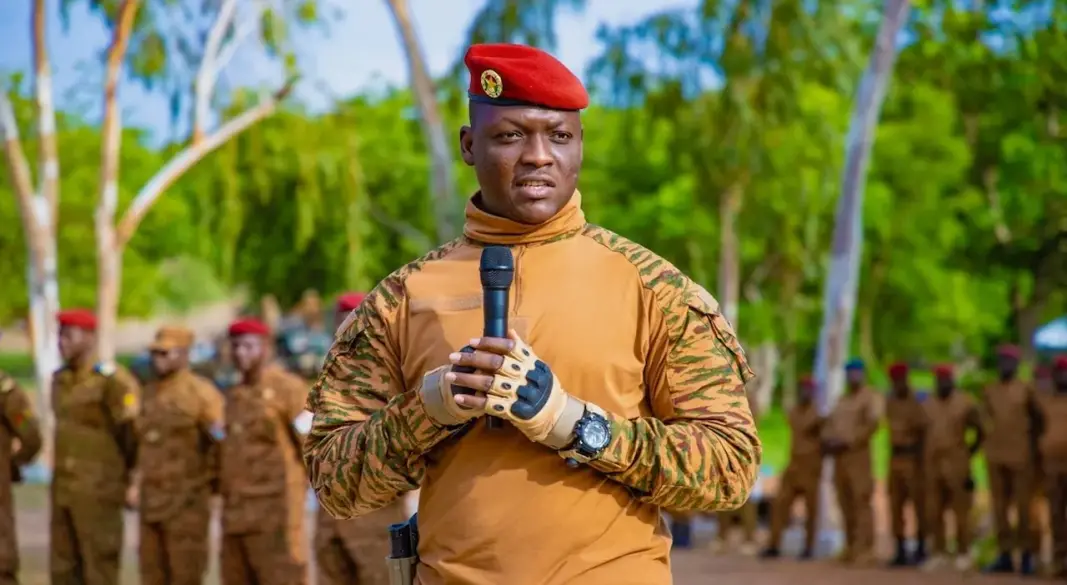 বুরকিনা ফাসোর সামরিক শাসক ইব্রাহিম ট্রাওরে। ছবি: সংগৃহীত